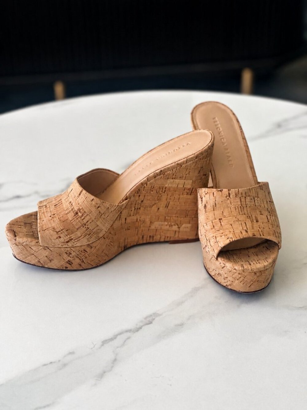 VERONICA BEARD - Natural, Cork Wedges - Size US9